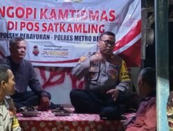 Ngopi Kamtibmas Polsek Pebayuran Bersama Warga Masyarakat, Ini Kata Kapolsek Hotma Sitompul 