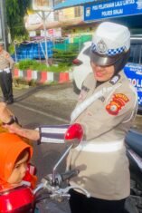 Wujudkan Budaya Tertib Lalu Lintas, Satlantas Polres Sinjai Rutin Laksanakan Gatur Pagi
